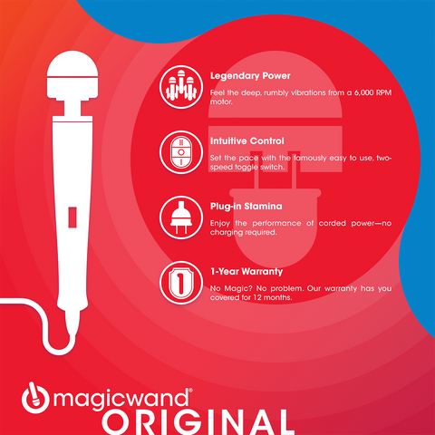 Hitachi Magic Wand Vibrator, Hitachi Magic Wand Original Massager - HV260
